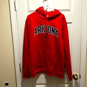 Nike men’s extra large University Of Arizona red hooded sweatshirt